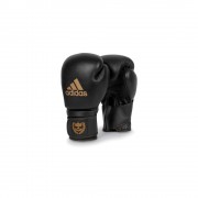 Adidas 14502 Боксерские перчатки Adidas ADISTAR черно-золотые фото